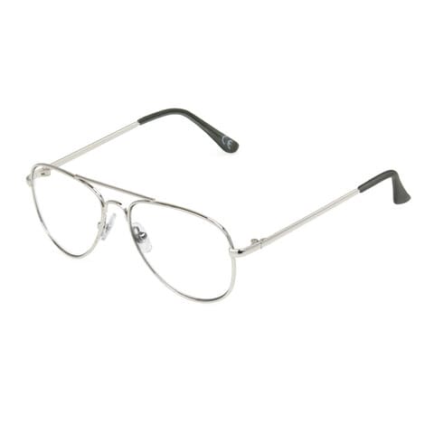 Silver Lightweight Aviator Glasses