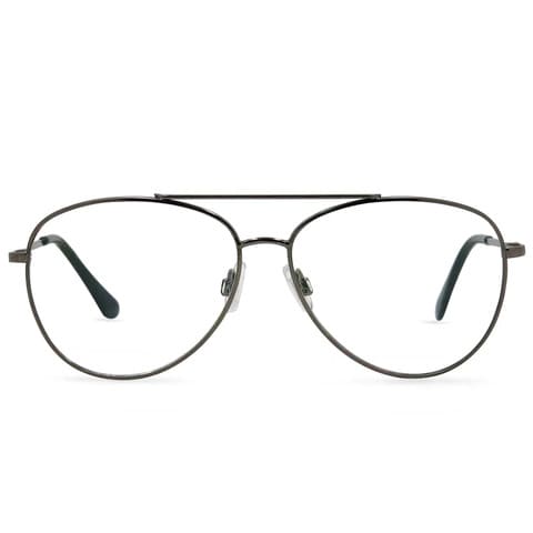 Modern Gunmetal Aviator Glasses