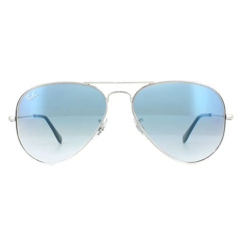 Gradient Blue Aviator Sunglasses